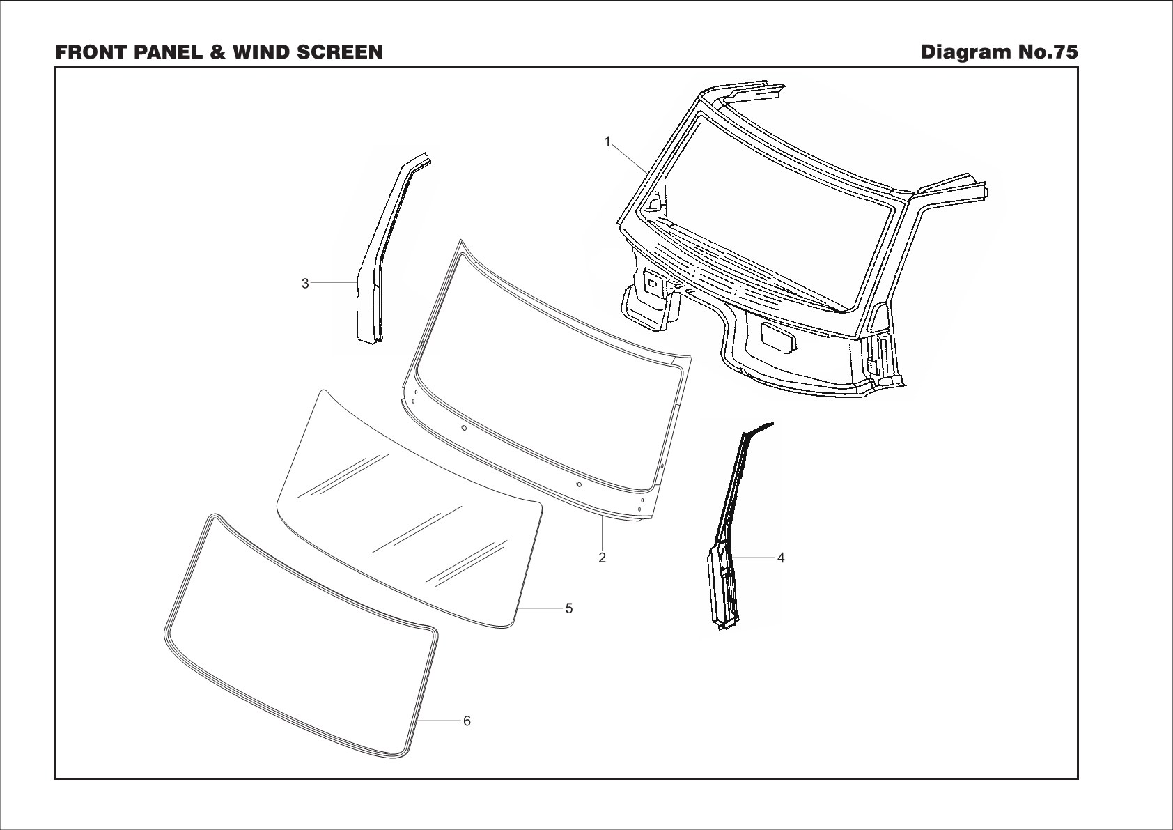 Front Panel & Wind Screen Spare Parts | Body | Auto Junction India