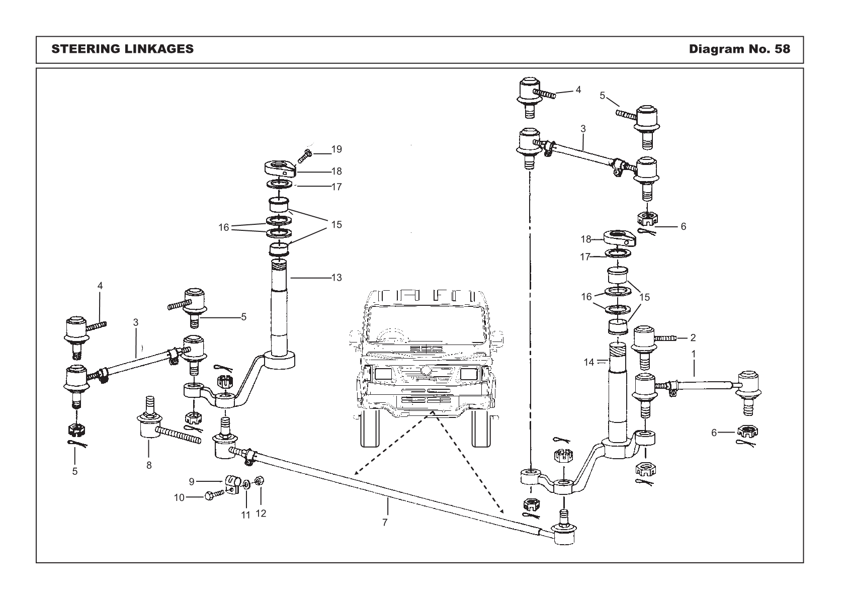 Guniune Spare Parts For Front & Rear Suspension Steering Linkages