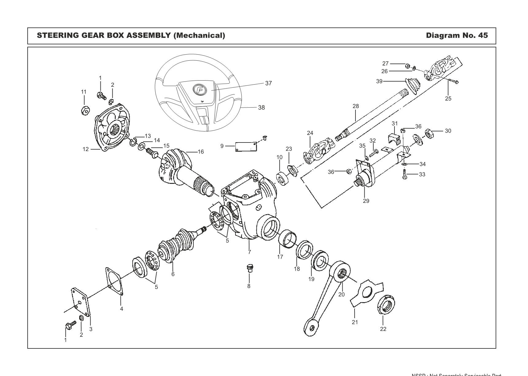 Guniune Spare Parts For Steering Assembly Steering Assembly Online from