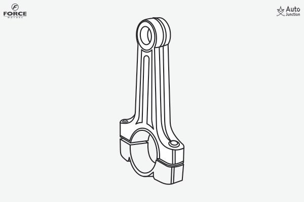 Conn Rod Assy Set Ox35 Tractor Red Ht