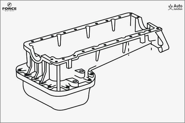 Oil Sump Uppar Part Assly