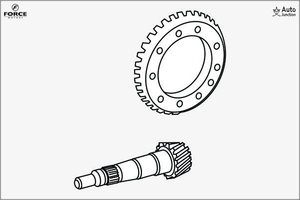 Assy Crown Wheel With Pinion