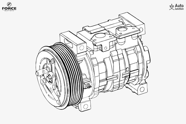 Ac Compressor Dks 22 Single Grv Td 3250