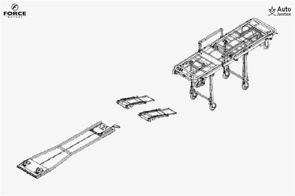 Stretcher Assy T1 Amb Ais Stretcher Assy T1 Amb Ais