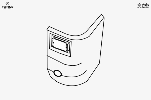 Rear Bumper Corner Rhinj Mldedwopaint